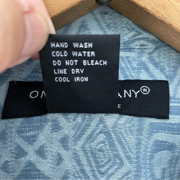 Ono & Company By Liberty House Silk Blend Hawaiian Button Up Shirt Aztec XXL - Picture 4 of 7